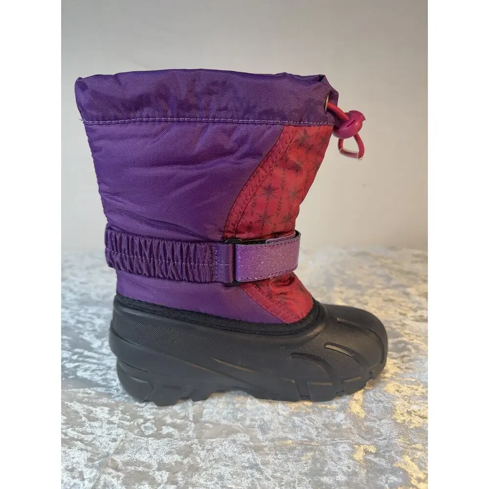 Sorel Disney Frozen‎ 2 Anna Snow Boots Girls US 12 Purple Waterproof NWT